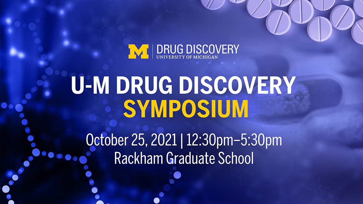 UMLifeSciences (@umlifesciences) on Twitter photo #SaveTheDate: On Oct. 25, join fellow drug discovery scientists from across the <a href="/UmichResearch/">Michigan Research</a> enterprise for the first annual #UMDrugDiscovery Symposium.
The event will feature success stories, best practices, networking opportunities & a poster session:
events.umich.edu/event/85677 #SaveTheDate: On Oct. 25, join fellow drug discovery scientists from across the <a href="/UmichResearch/">Michigan Research</a> enterprise for the first annual #UMDrugDiscovery Symposium.
The event will feature success stories, best practices, networking opportunities & a poster session:
events.umich.edu/event/85677