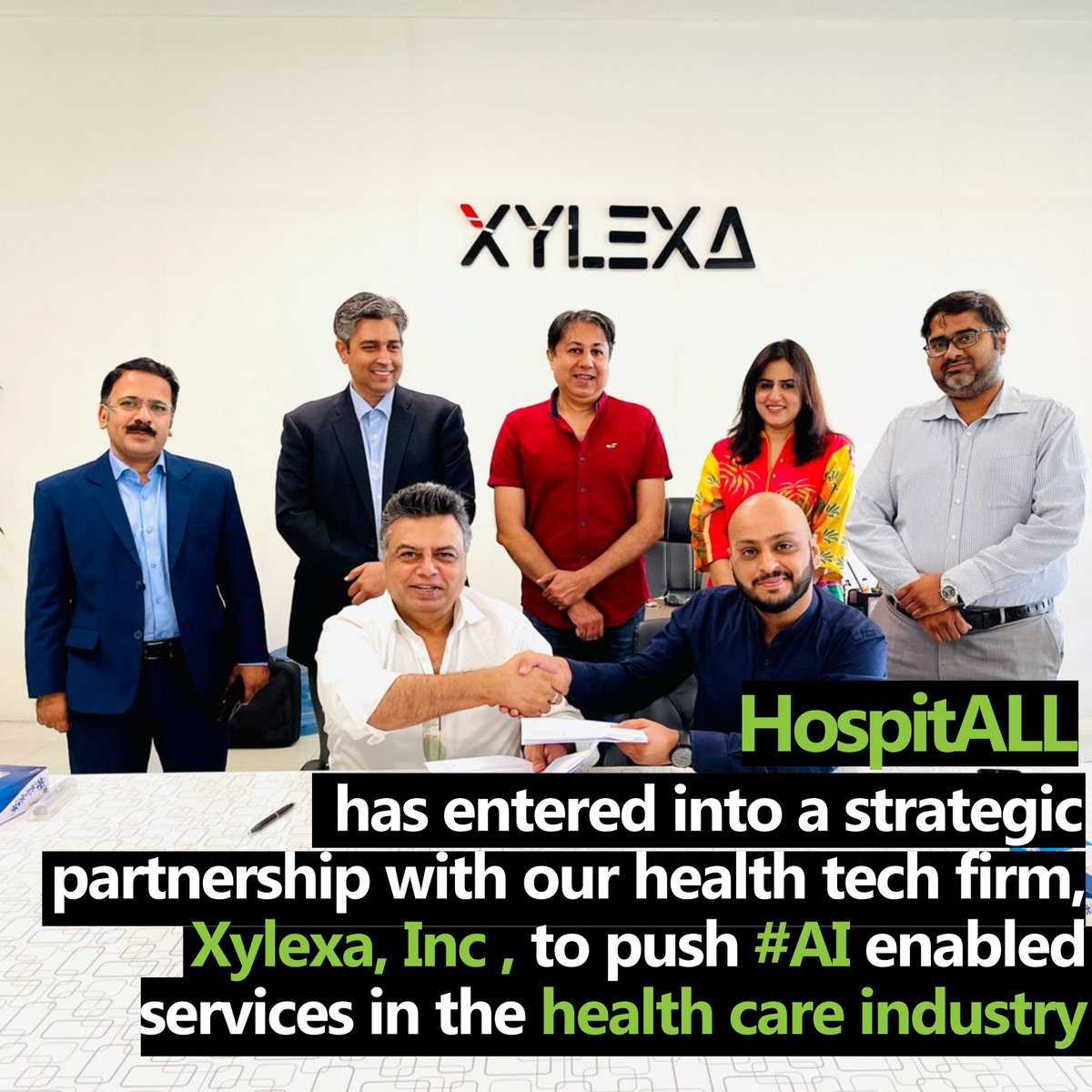 nstpofficial's tweet image. An MOU was signed between Xylexa and HospitALL strengthening the commercial partnership and pushing AI-enabled services in #healthtech.

A partnership that will garner the domain of radiology through early disease detection where predictive measures are made accessible.