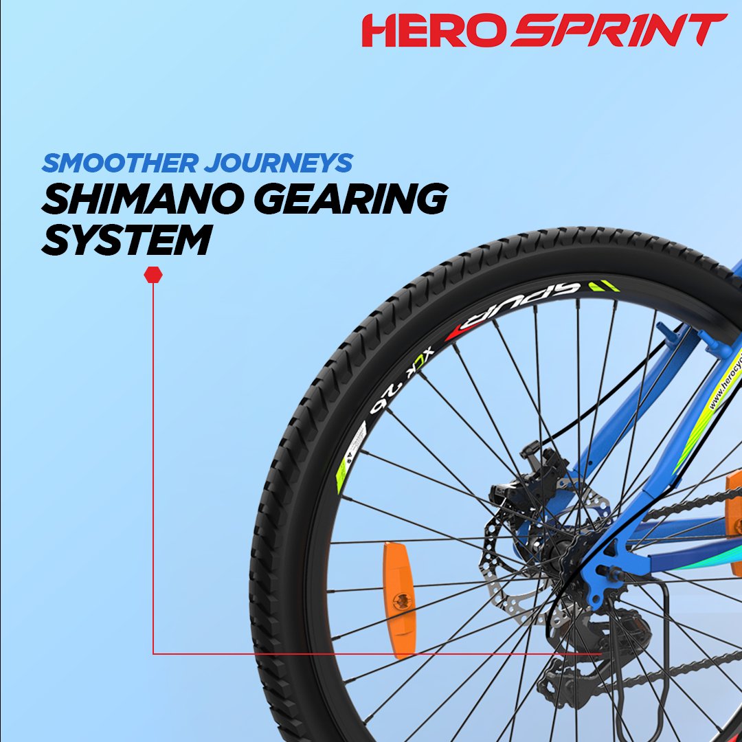 Hero_Cycles's tweet photo. #NewArrival Welcome adventure into your life with Hero Sprint Trot! Explore smooth journeys and maximum comfort on every exploration with exciting features. Get yours now at a #HeroSprintStore near you. Visit today! Know more: https://t.co/b2MRdjc7ES https://t.co/TBBxU9OW1m