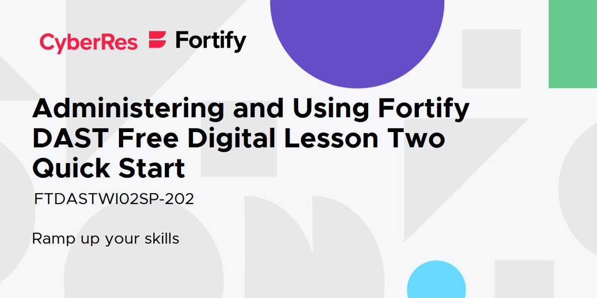 AnnaMarieLSC's tweet image. This (5 lessons) Learning Series helps the user run Fortify #WebInspect to include Security early in the SDLC. Lesson 2 is about: Workflow-Driven Scan and Macros. Free! Learn more! | #AppSec #DevOps bit.ly/3mncYJV #TeamMicroFocus