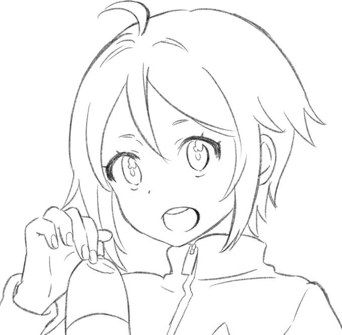 お顔描いてる時がいちばんたのし… 