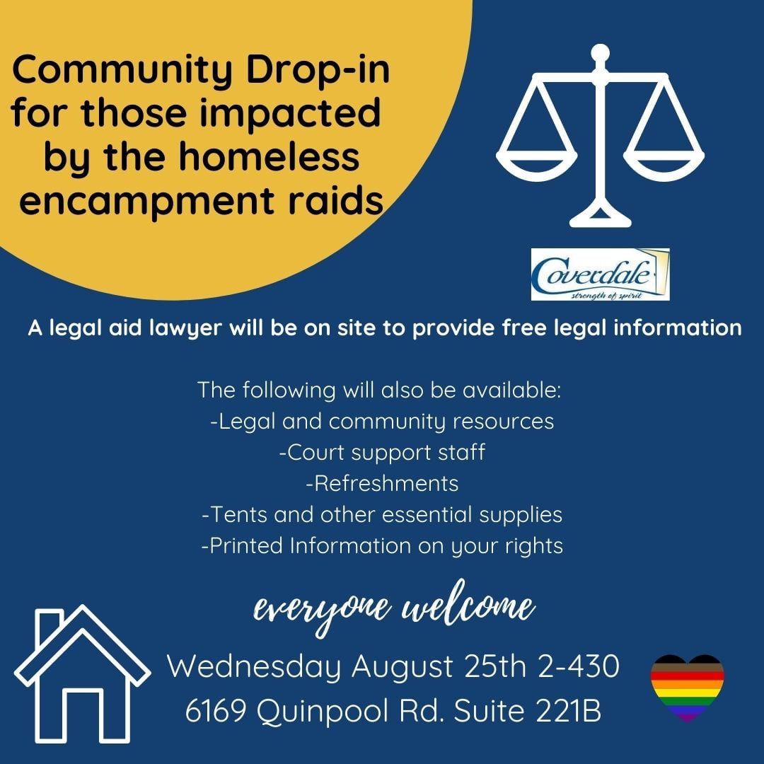 MindsLoop's tweet image. All are welcome today to access legal support &amp;amp; information.
Elizabeth Fry Society of Mainland NS will also have a member of their legal team on site to triage human rights and/or police complaints, concerns and questions. A counsellor will also be in attendance.