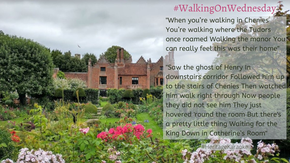 CheniesManor's tweet photo. Would you like to see more #HeritageKaraoke
Thanks to @PenshurstPlace for setting the challege to @hevercastle and us for #WalkingOnWednesday
Any other #MuseumTwitter #MuseumsTogether like to take part? https://t.co/g7GAm941FW