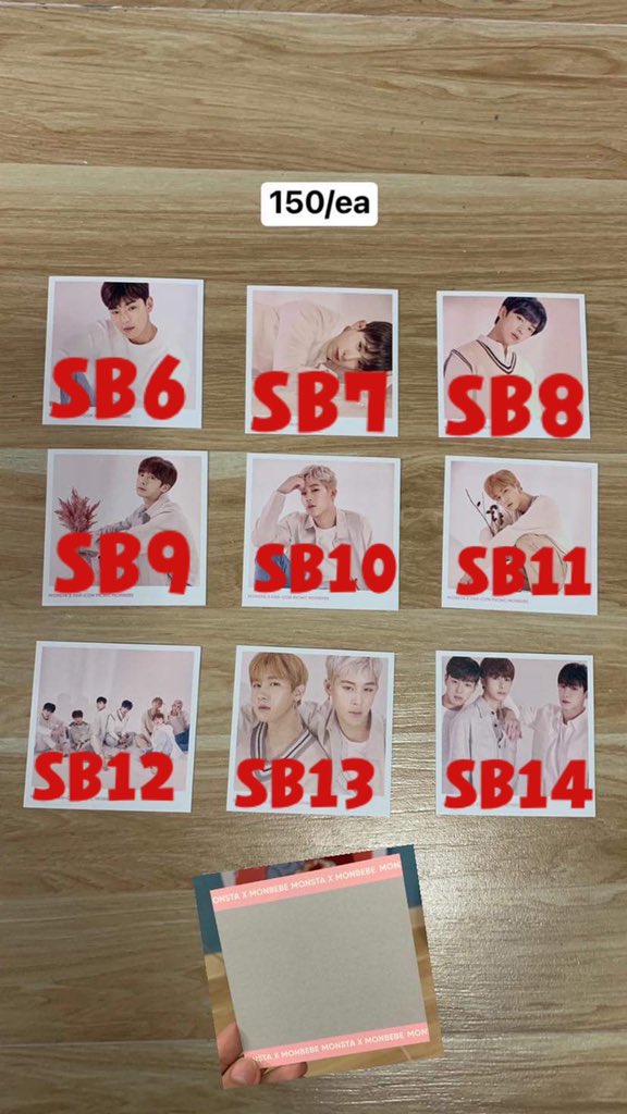 NekomaiShops's tweet photo. codes for:
💙 assorted monsta x postcards and photocards
#NKMS_OnHand https://t.co/AErgv1Kiae