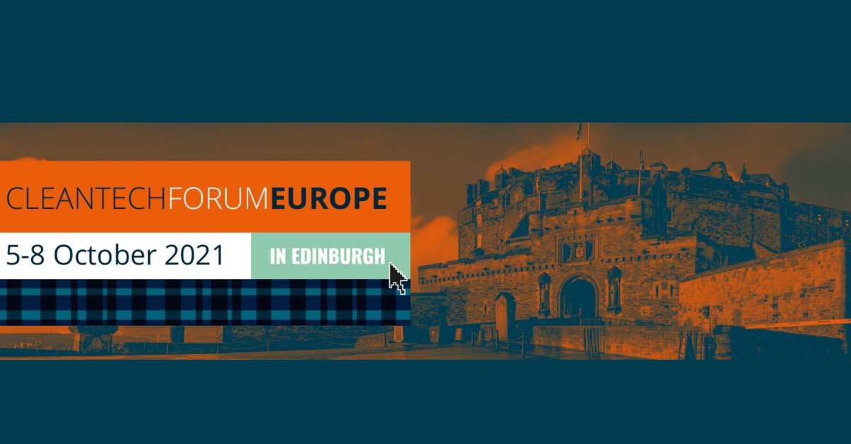 Cleantech Forum Europe, Live in Edinburgh