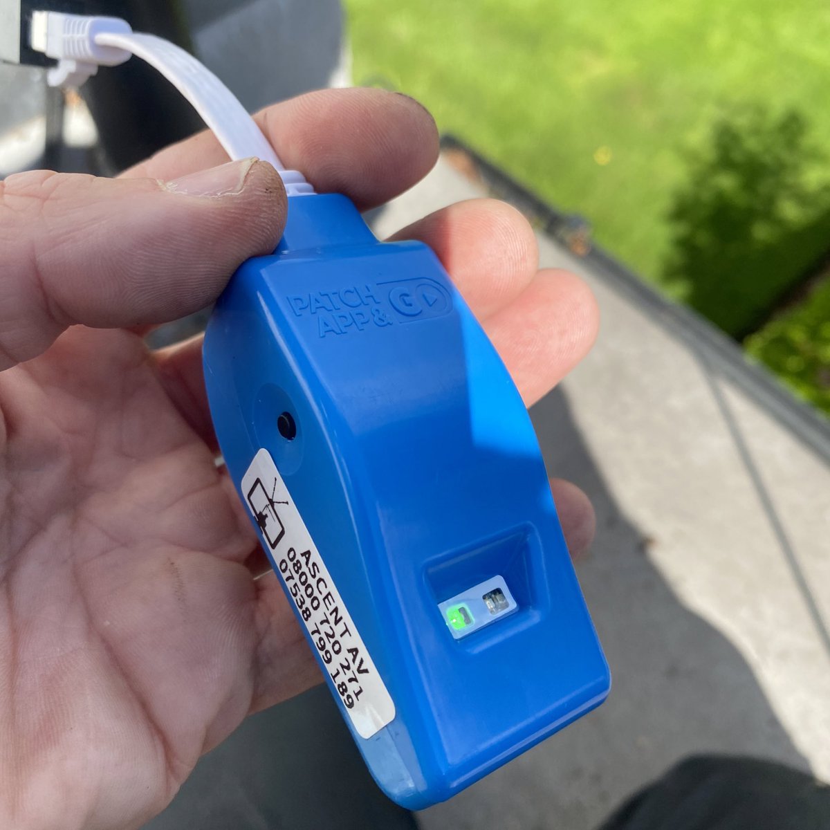 AscentAV's tweet image. Also very impressed with the @patch_app_go Network Tester which allows me to save the results onto my smartphone and even produce a PDF report