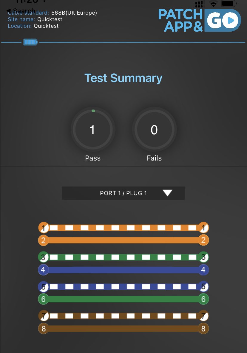 AscentAV's tweet image. Also very impressed with the @patch_app_go Network Tester which allows me to save the results onto my smartphone and even produce a PDF report