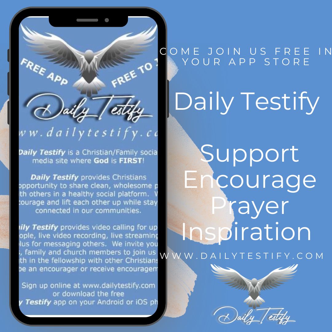 daily_testify's tweet photo. #dailytestify #christiansocialmedia #goodcleansocialmedia #goodcleanchristiansocialmedia #comejoinus #freeinappstore #free https://t.co/KtNZ3m1Egp