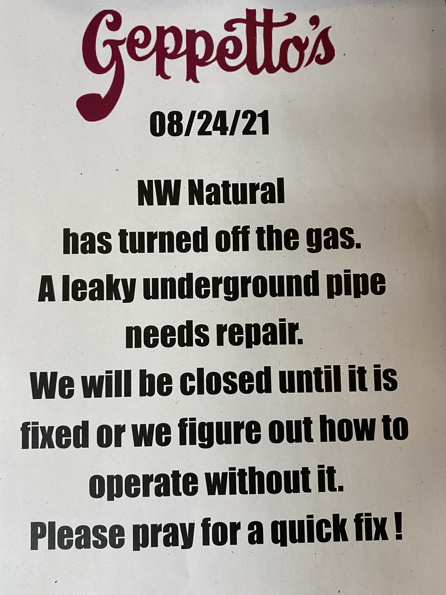 GeppettosSalem's tweet photo. #Geppettos #Salem #Oregon

Wolfer’s Home Services is here working their magic today in hopes of having us up and running soon! https://t.co/JrlGFJG89x