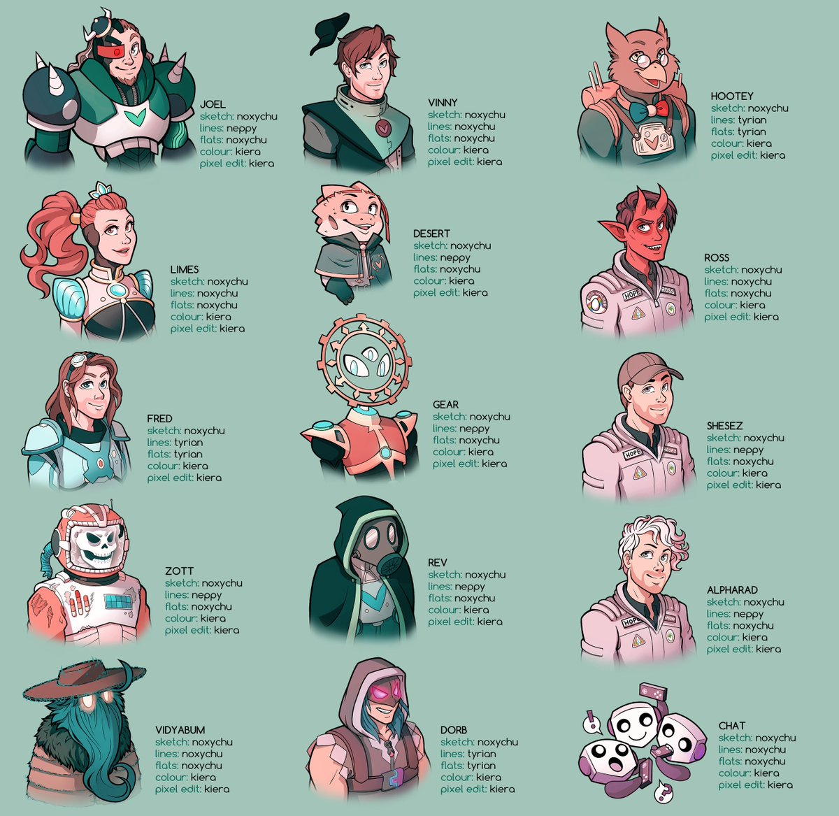 Noxychu ~⭐️ 💚 #VinesauceisHope tweet media