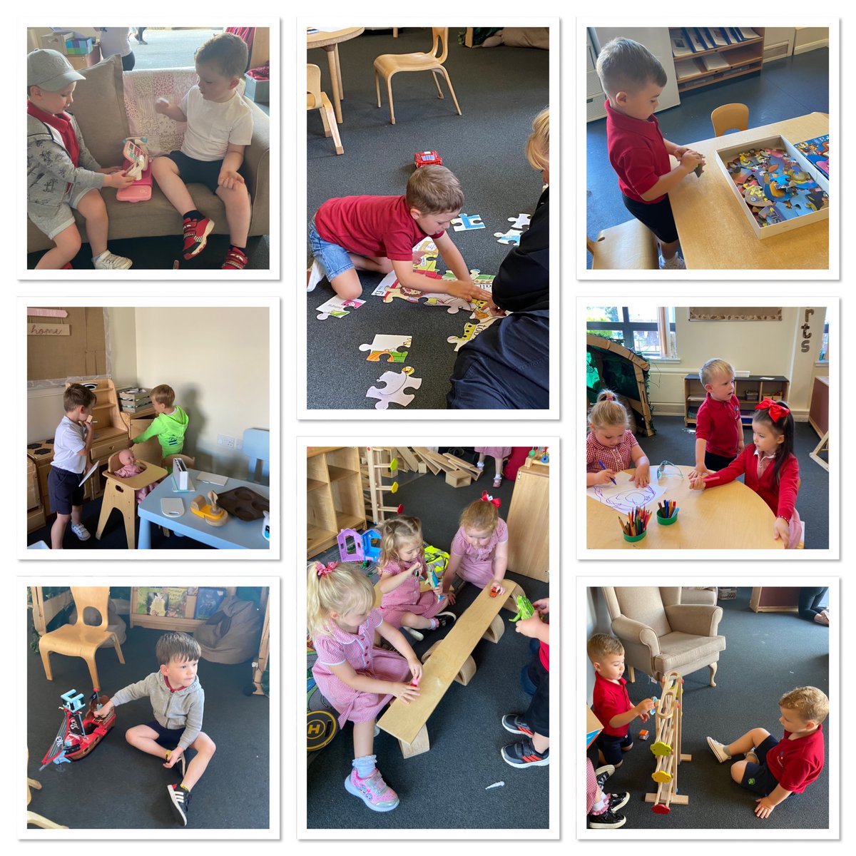 StTimothysPS's tweet photo. Our nursery children have had lots of opportunity to make new friendships while they play and learn #nurture #formingrelationships https://t.co/87jGqHVFOk