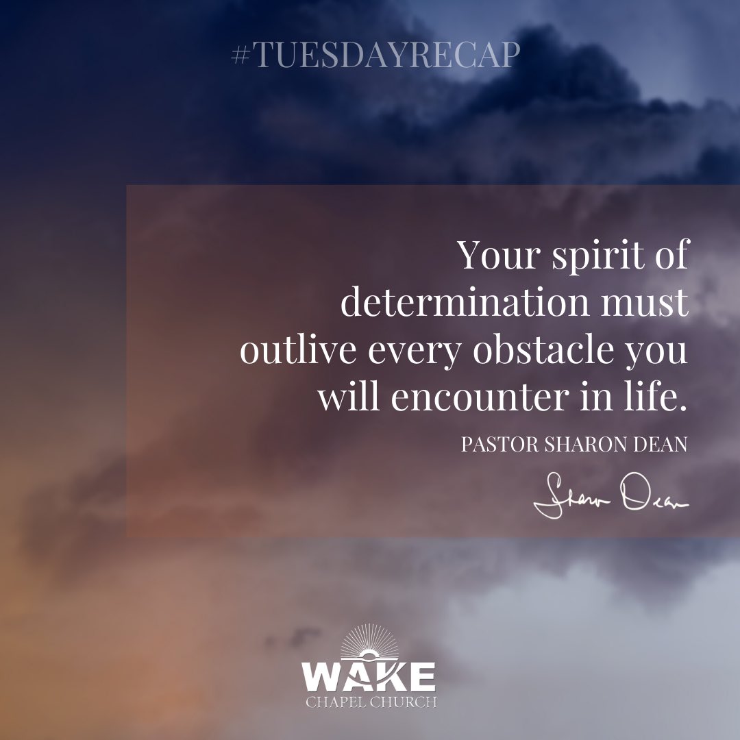 wakechapel's tweet photo. Life will present its challenges but you must be determined to keep going. The Lord is with you! If you missed yesterday's Bible Teaching, you can watch the replay on our Facebook and YouTube pages.
#WCC #BibleStudy #WakeChapelChurch #TuesdayRecap https://t.co/sCu4oUe4qa