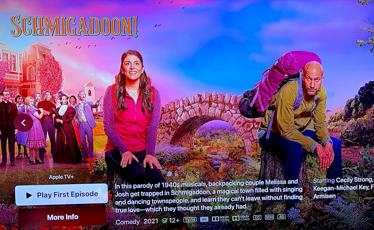 cantbuyuclass's tweet photo. I AM SO EXCITED!!! #Schmigadoon #KeyandPeele #MichaelKey #CecilyStrong #AppleTV https://t.co/K3dlUDHRH7
