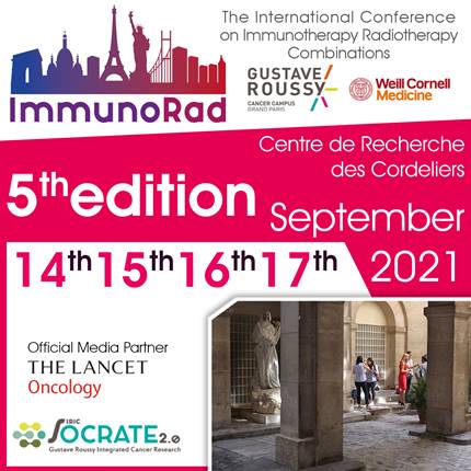 Looking forward to welcoming our esteemed colleagues over 4 days IRL at #ImmunoRad21 in Paris on September 14-17 at @CRCordeliers We have gathered a unique panel of speakers and look forward to innovative presentations and enriching discussions. #immunotherapy #radiotherapy #onco