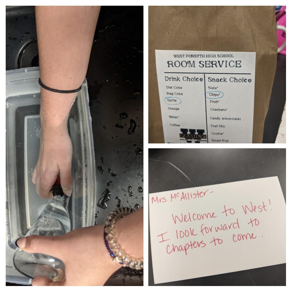mrs_mc_science's tweet photo. Feeling all the love today and doing one of my fav #apchem labs makes for a great #wolverineday @WFHS_HS #teacherappreciation #thankyou https://t.co/wKRnx4HcxI