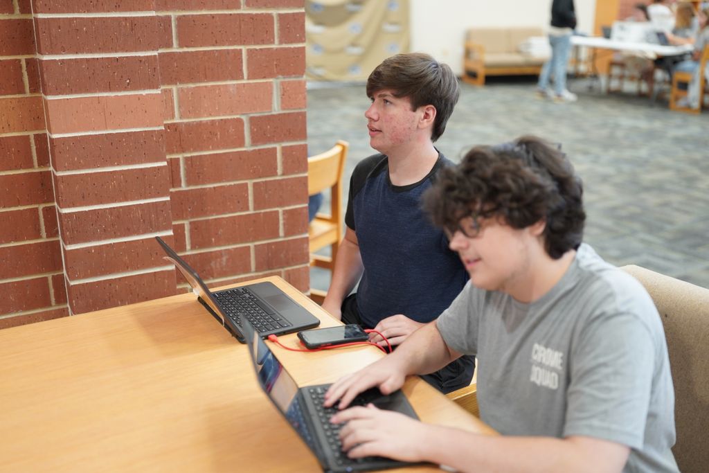 Did you know that every student in grades 6-12 has access to a Chromebook for school and home use? This would not be possible without the Chrome Squad at RCHS and the Chrome Crews at the middle schools who help manage 1000's of devices.