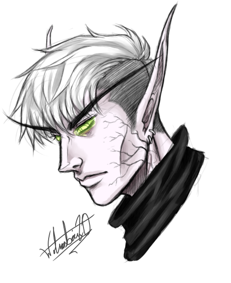 wolvezbein's tweet photo. Some sketches of my tired, pale boy: Draithorian Silverleaf. I'm very fond of this lad. <3 (2020)

#WorldOfWarcraft #Elf #BloodElf #Artwork #FantasyArt #Fantasy #DigitalArt #Albino #DraithorianSilverleaf https://t.co/wLgs2T7tIJ
