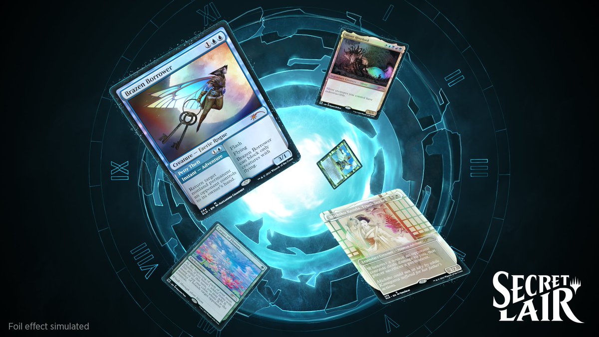 Mtg Secret Lair It S Out Now S The Time It S The Out Of Time Secret Lair Drop Kamigawa Ink Math Is For Blockers Teferi S Time Trouble Johannes