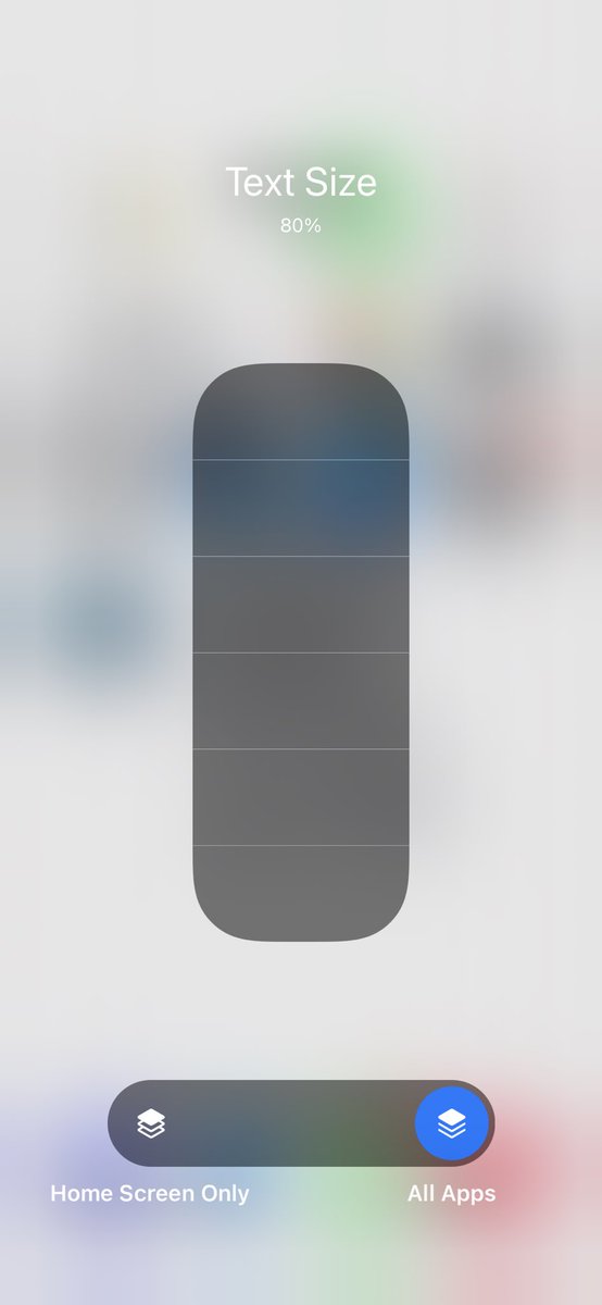 FoxRunTime's tweet image. First #iOS15beta7 change I’ve noticed: app-specific text sizes.
