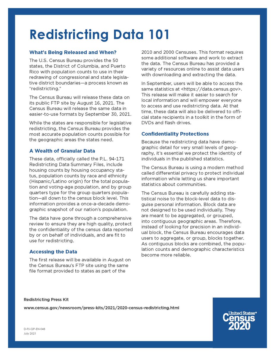 REMINDER: The first meeting of the North Dakota Redistricting Committee is scheduled to occur on Thursday, Aug. 26. This event is open to the public and can be joined virtually or in person. You can watch here: video.legis.nd.gov.