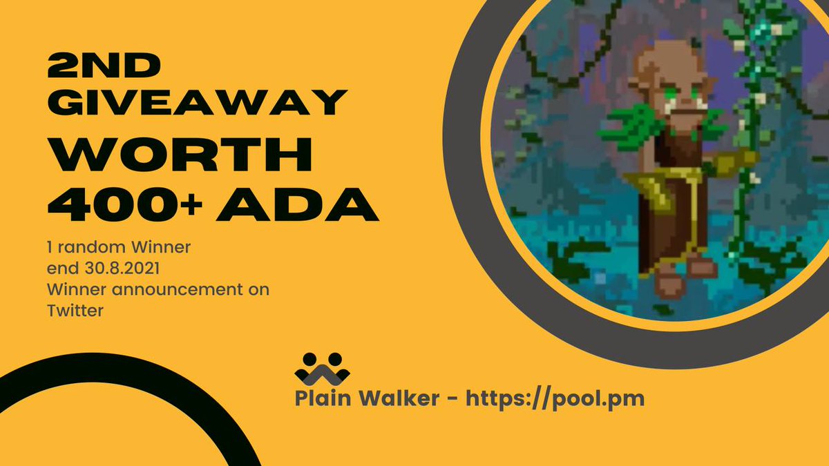 Greetings Adventurers!

We are giving away a Plain Walker Orc, generously donated by @OGDaGever!

To participate:
   - Follow @DNDCardanoGames
   - Like &amp; Retweet

On Aug 30th, we will choose a random winner

Join our discord to be part of the community!

discord.gg/fvhPRRx2