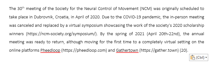 JNeurophysiol's tweet image. #ArticlesinPress - &quot;Highlights from the 30th Annual Meeting of the Society for the Neural Control of Movement&quot;
Marta Russo, et al.
#Neuralcontrol #Neuroscience
@MartoRusso@whats_hup @carobellum @LittlePrimate @SimThibault @omid_zobeiri @esedaghatnejad
ow.ly/29I850FX4Lt