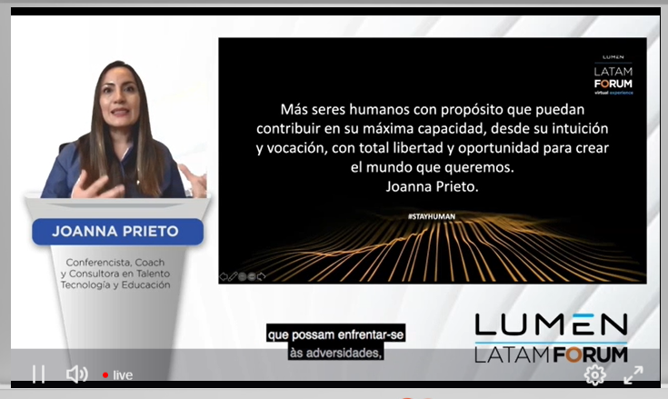 ciriontech's tweet photo. "Un Futuro con Propósito"

Joanna Prieto, Conferencista, Coach y Consultora en Talento, Tecnología y Educación

Sigue las presentaciones en https://t.co/f1XHOqYfAt

#LumenLatamForum
#VirtualExperience
#ProgresoHumano
#4RI https://t.co/SK3uAlXv8k