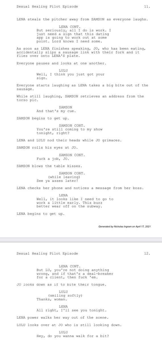 QueerQueue's tweet image. Our LGBTQIA+ community, we wanted to share a scene from a pilot we’ve submitted to @theblcklst for their annual partnership with @glaad! We tagged you because we trust your opinion. Let us know your thoughts &amp;amp; wish us luck! Thanks to The Black List &amp;amp; GLAAD. Here’s SEXUAL HEALING: