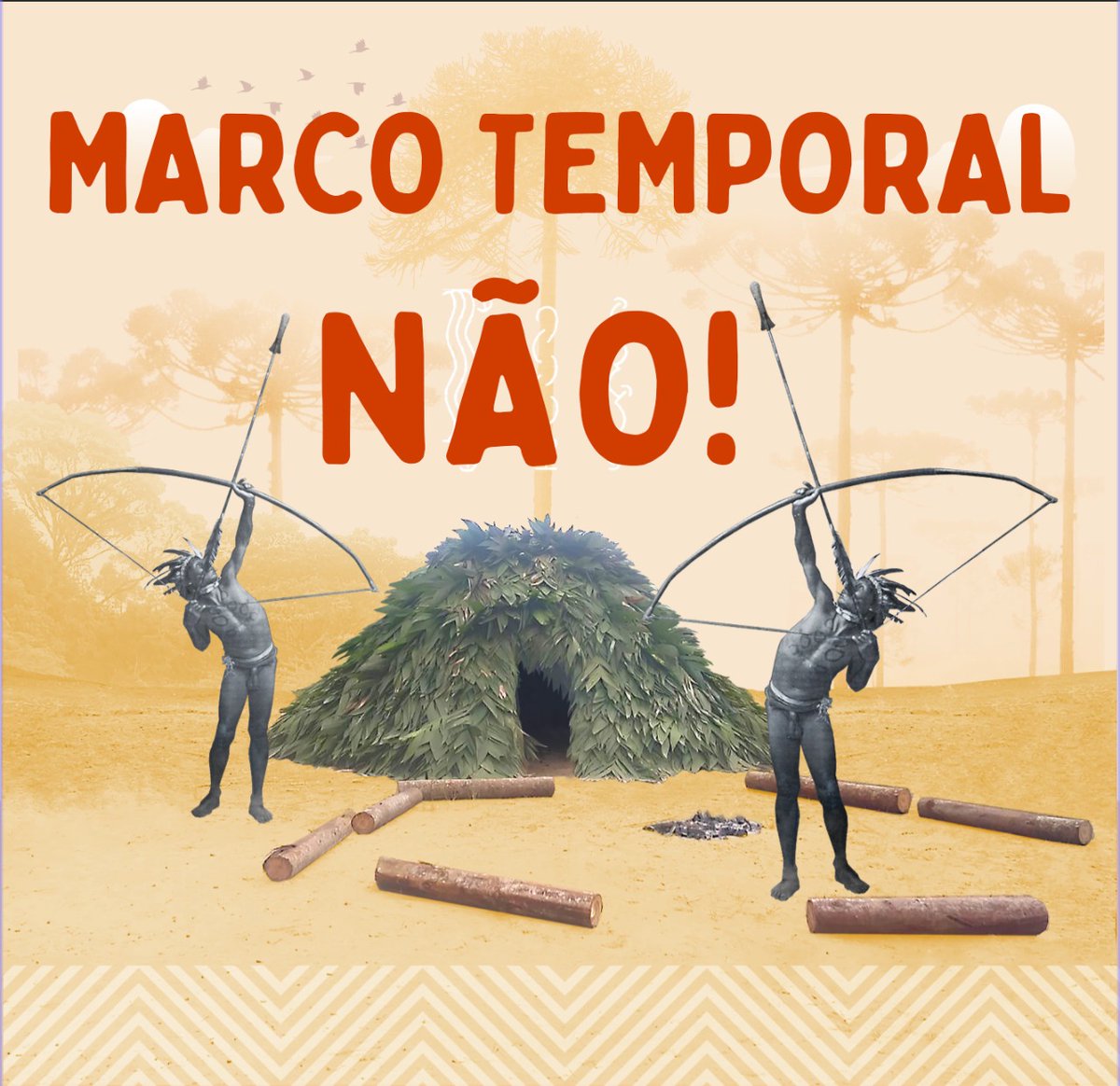 lutadoresdopovo's tweet photo. A garantia das demarcações de Terras Indígenas é também garantia de meio ambiente preservado. Cabe ao STF garantir esse direito e dizer #MarcoTemporalNão https://t.co/hPantnEZWL