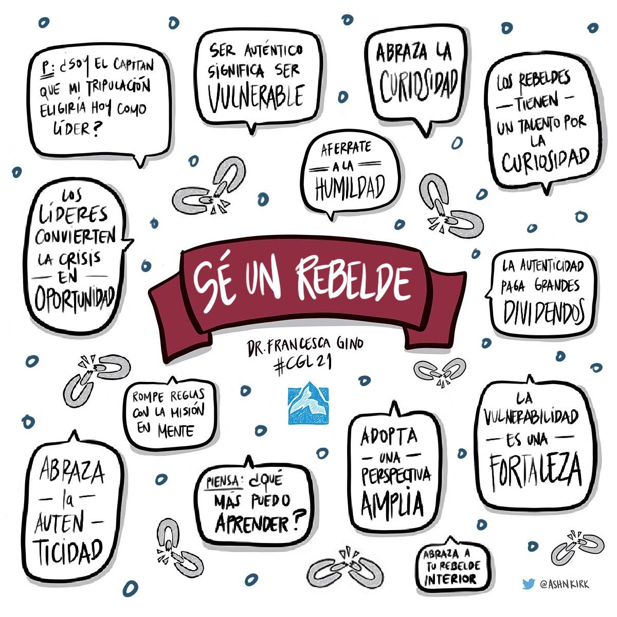 ¡Sé un rebelde!  <a href="/francescagino/">Francesca Gino</a>

#CGL2021 
#CGLMty2022 
#TuLiderzgoImporta

Ilustración de <a href="/ashnkirk/">Ashley Morgan Kirk</a>
Adaptación al español <a href="/gaby_rmzhdz/">Gaby Ramírez</a>