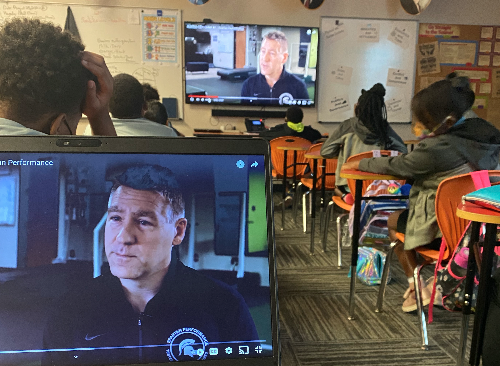 Joe_Eisenmann's tweet photo. Always pleased to see Middle school / High school coaches - teachers using the freely available (thank you USDA grants program) Spartan Performance Sports Nutrition videos. 

Excellent production🎥 and website dev Traction (Lansing, MI)
Available here: https://t.co/OHKwbr7tlg https://t.co/xzRT2VI1CW