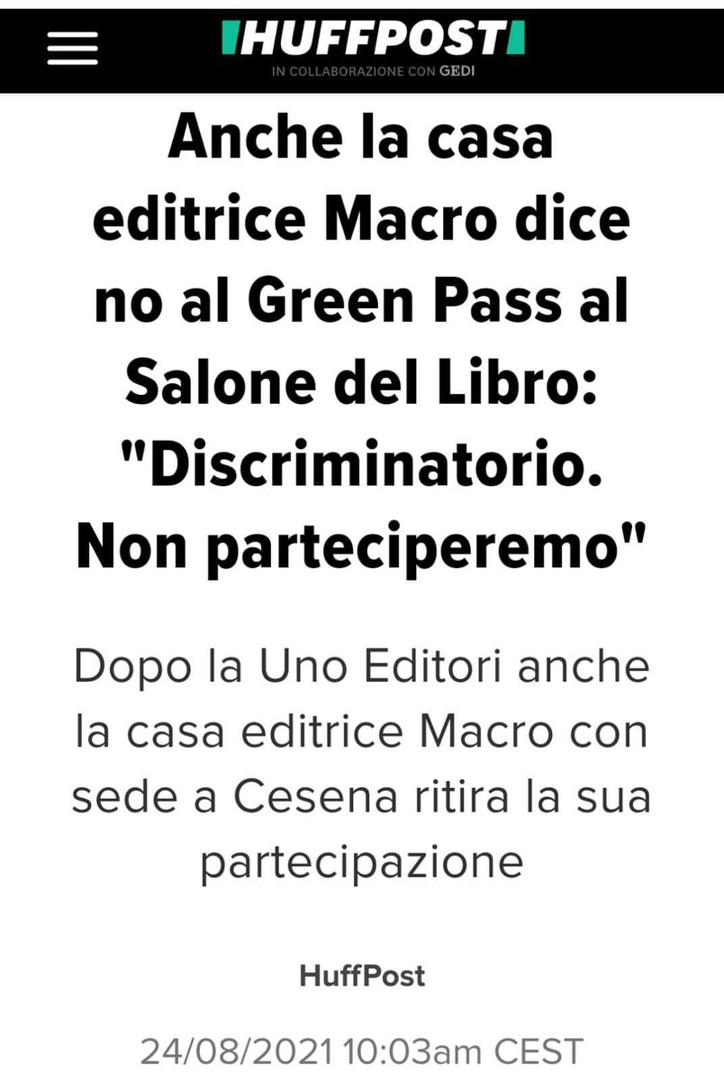 DiegoFusaro's tweet photo. Onore a chi si oppone all'infame tessera verde della discriminazione a norma di legge e del partito del Great Reset! https://t.co/cmQqZacwBO