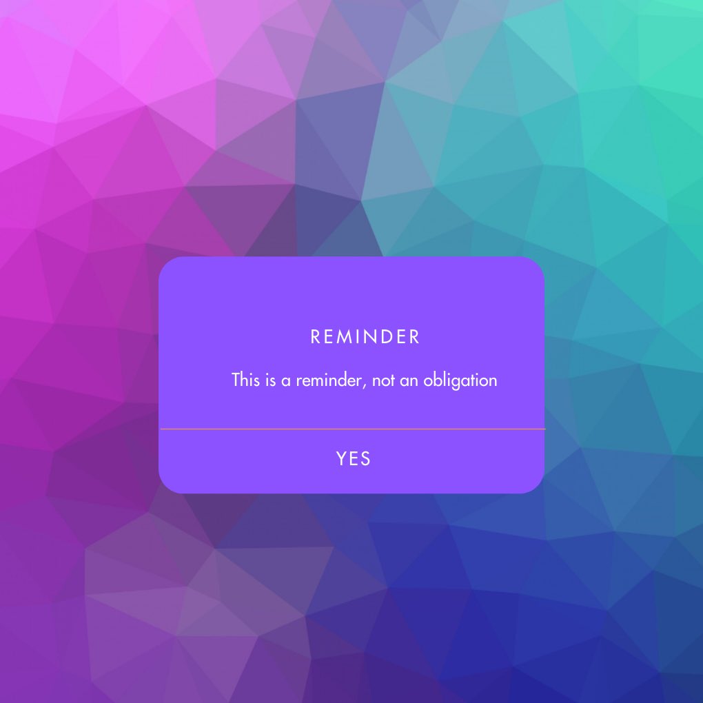 eQuoogame's tweet photo. Reminder that #reminders serve the purpose of guiding you.
They are not designed to invalidate negative #emotions 🙌🏽
#toxicpositivity #emotionalhealth #emotionalfitness #mentalhealth #mentalhealthawareness #eQuoo #resilience #personalgrowth #depression #anxiety #techthatmatters https://t.co/aUvAgJmyYH