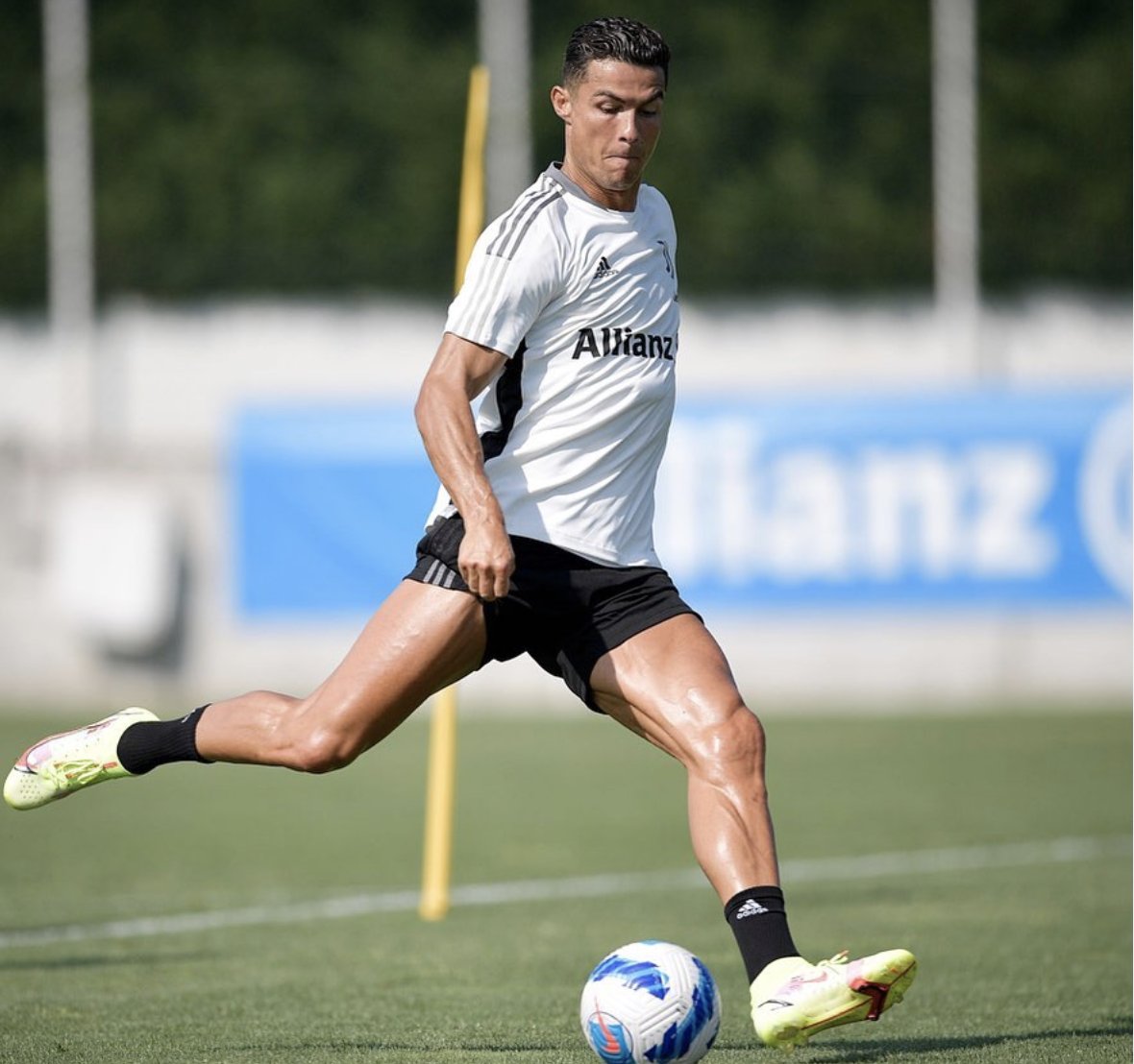 HAELO_USA's tweet photo. Portuguese soccer legend @Cristiano, who recently became an official spokesperson for Therabody, has made the handheld percussive therapy device part of his daily routine: "My body is my weapon," Ronaldo says. "To be the best, you need the best recovery." https://t.co/arvVEIXECW