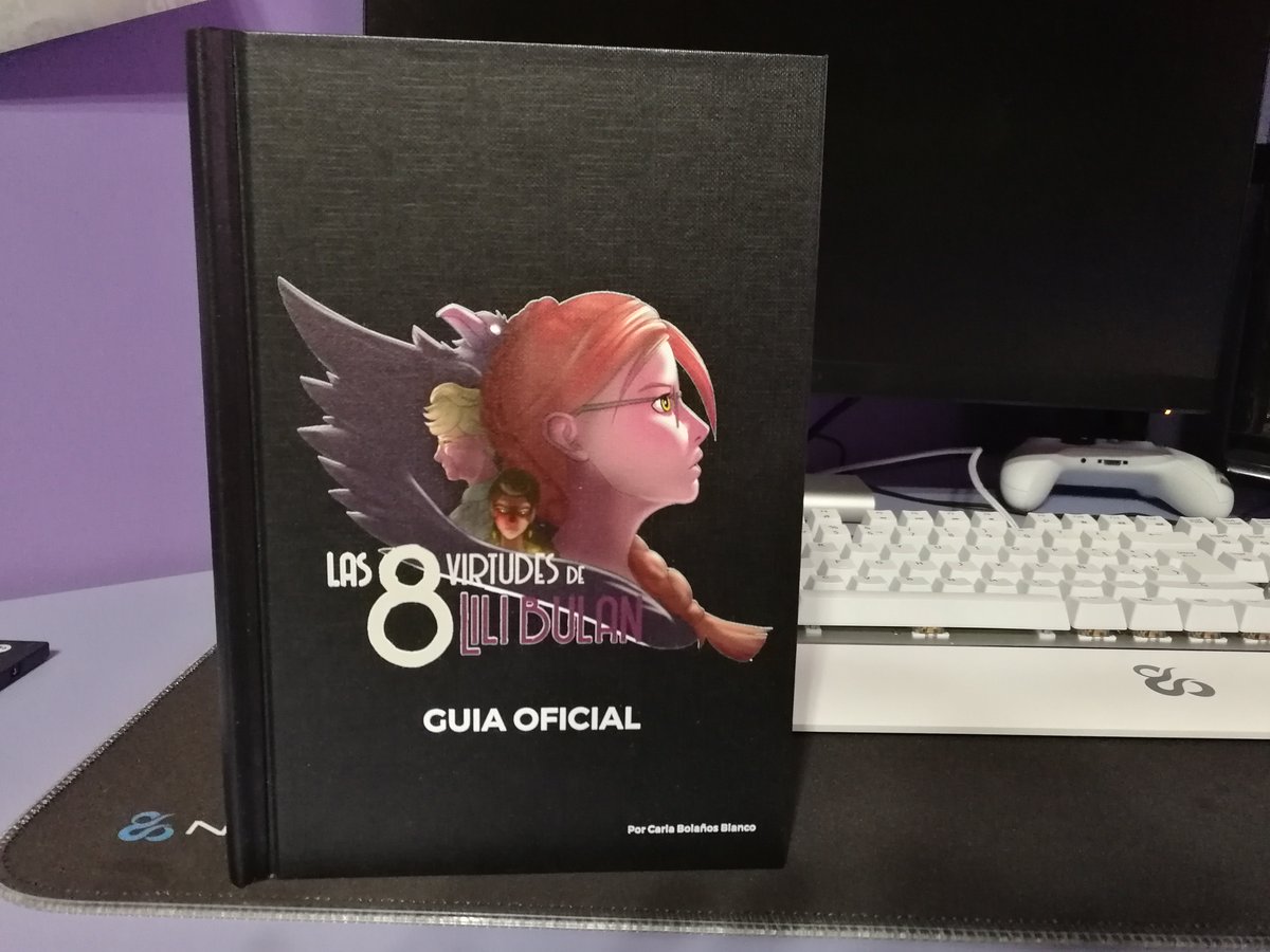 Carbb11's tweet photo. Como complemento a mi Trabajo Final de Máster, realicé una Guía oficial de Diseño del videojuego @8VirtudesLiliB . Aquí os dejo unas fotitos del resultado final. #ggdevs #indiegamedev #videogames #gamedesign https://t.co/SDLViD1MGn