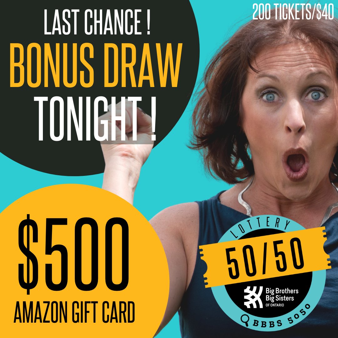 #BiggerTogether5050 #Earlybird #BonusDraw #AmazonDays 
👉 biggertogether5050.com  👈
p.s. Jackpot is $5590  draw date Sept 15
p.s.s. Another Early Bird $1000 Sept 7 
p.p.s.s. Thanks 🤟 and Good Luck! 🤞

#backtoschoolshoppinggoals