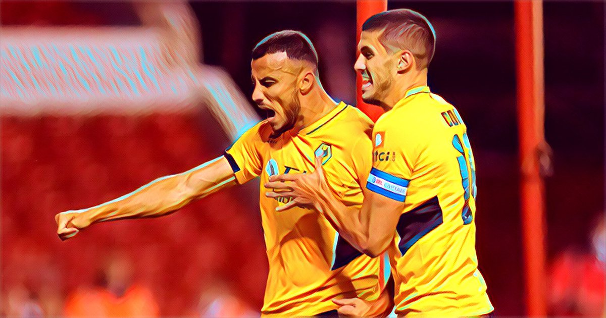 _AlwaysWolves's tweet photo. Super Romain Saiss look at the passion for the shirt on scoring Wolves 1st goal of the season last night 🐺🧡💥
#wwfc #alwayswolves https://t.co/MvO8cVjzoX