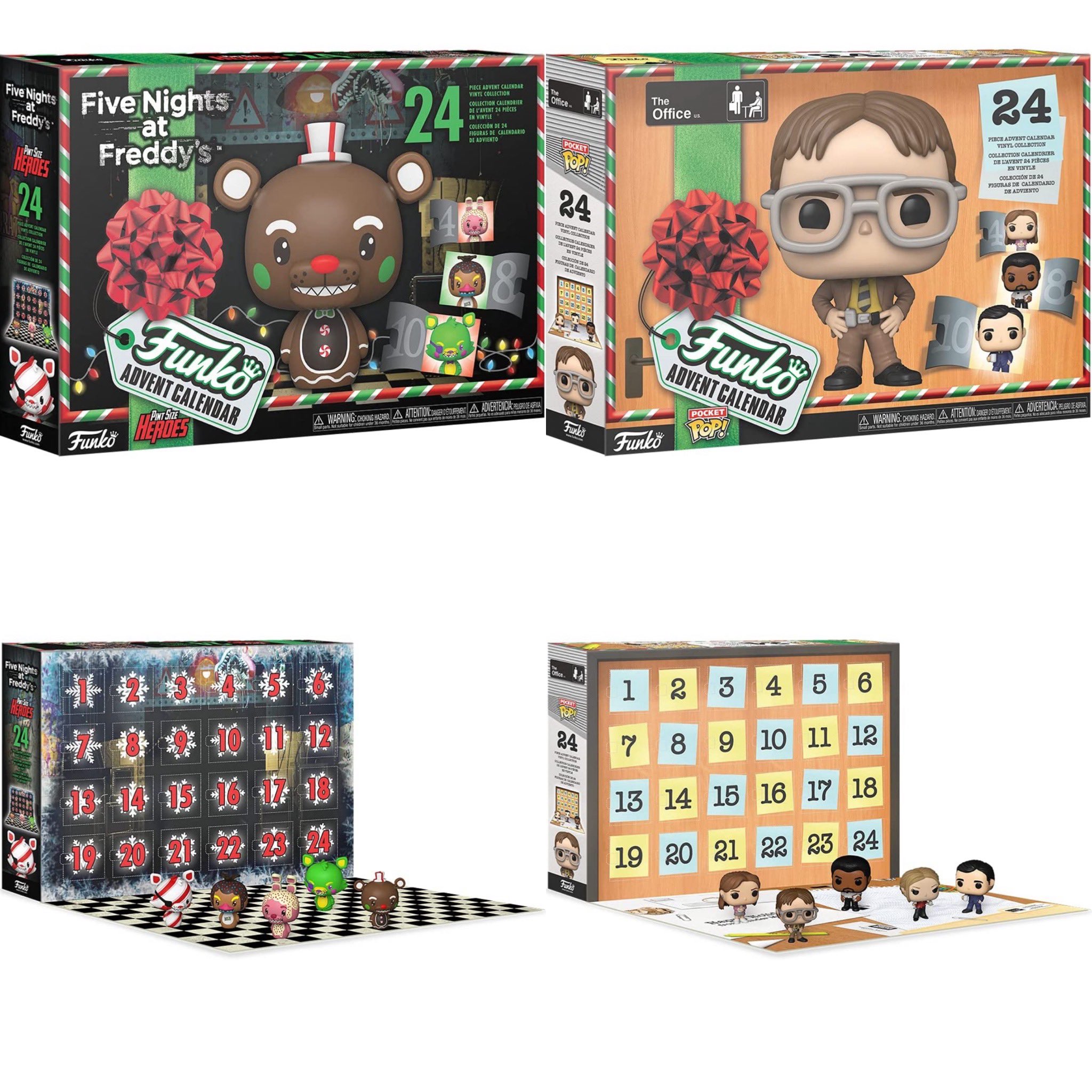 Funko POP News ! on Twitter: "A look at the soon releasing FNAF and The Office  advent calendars ~ #FPN #FunkoPOPNews #Funko #POP #Funkos #POPVinyl  #FunkoPOP #FunkoPOPs https://t.co/daFGMdApKw" / Twitter