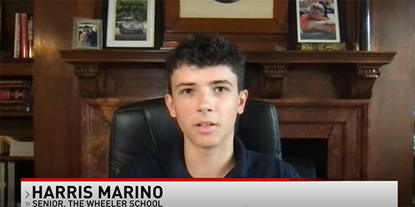 WJAR 10 News featured a story on the Veterans Project, an effort that connects students with US Veterans. The segment included interviews with Harris Marino '22 and Upper School History Teacher Matthew Boyd. buff.ly/3yhzcj5