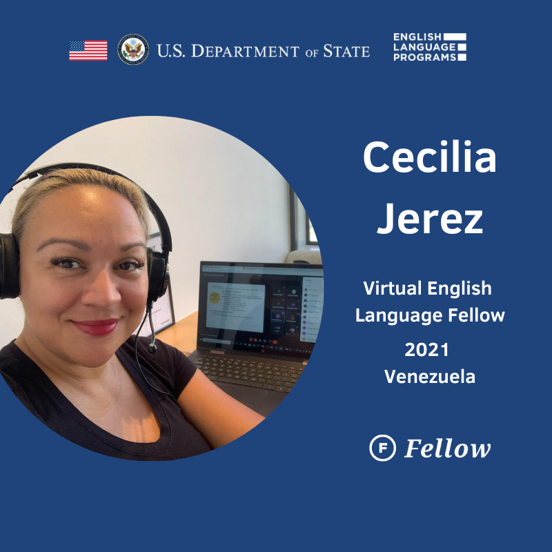 ELPrograms's tweet photo. Find out how #VirtualFellow Cecilia Jerez promotes cultural exchange online in this month’s featured story.
https://t.co/W0Mbo9hvOC
#lifeofafellow #exchangeourworld #eslteacher #onlineteaching https://t.co/KCSWkULCH5