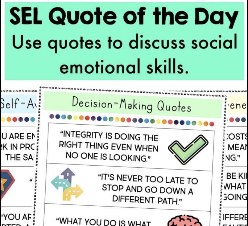 mrs_amonite's tweet photo. As we start to think about back to school, consider using some of these SEL practices to start your day. #GECDSBProud #SEL https://t.co/w1eUgu5Gsy