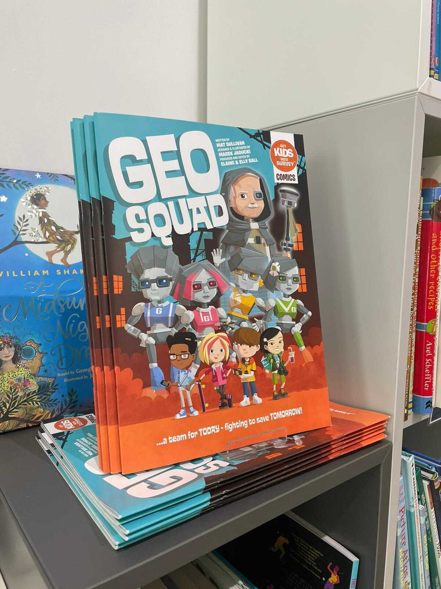 GetKidsintoSurv's tweet photo. That's our book!! 😁 Find the #GeoSquad #ComicBook in our #local book shop. Thank you very much to The Little Ripon #Bookshop for selling it. If you live nearby be sure to pop in and have a look.

If you'd like to see more updates please sign up here: https://t.co/EdZXwSvFiD https://t.co/3ZS76bm9sj