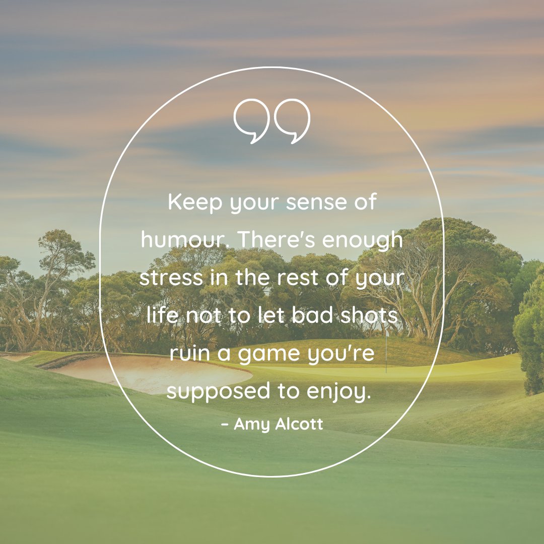 GGolfSafety's tweet image. Let's enjoy the game we love, rather that making everything a competition!  ⛳

#WednesdayWisdom #PositiveThought