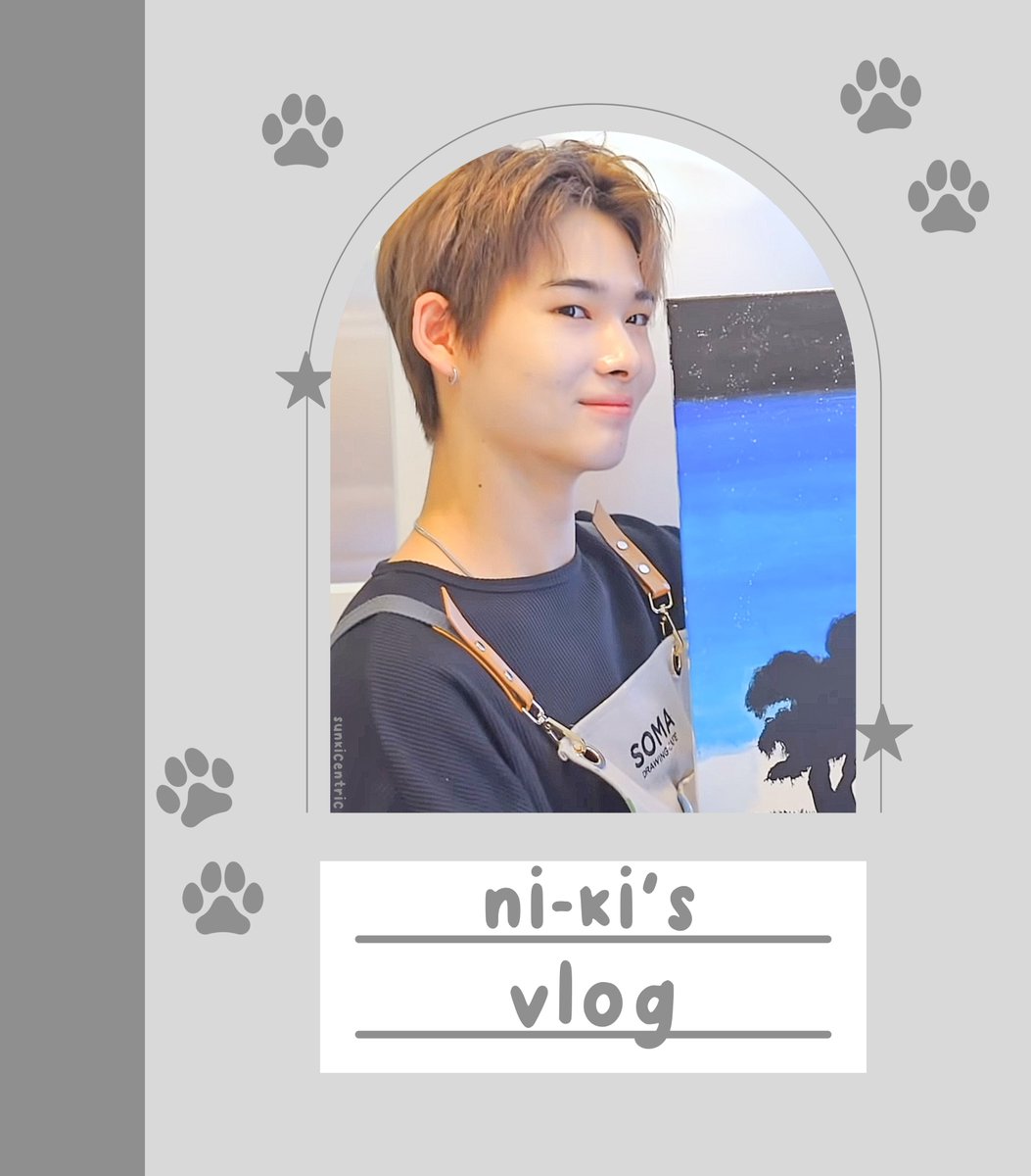 sunkicentric's tweet photo. #ni_ki's vlog! ^__^ https://t.co/F3e3tHw32R