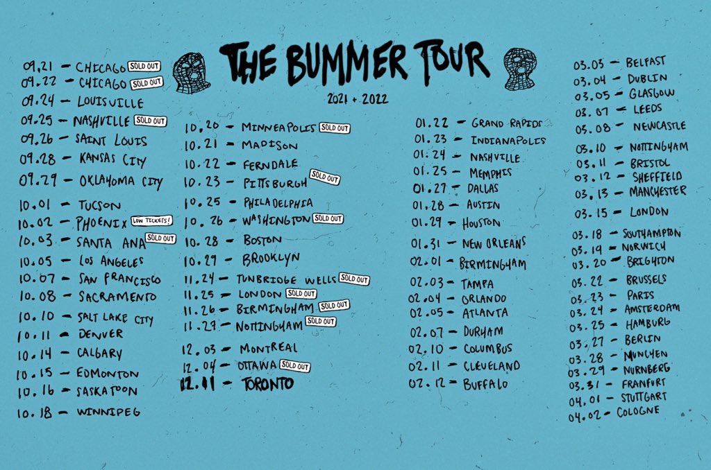 solidaritet Konsultation fossil CLEOPATRICK on Twitter: "BUMMER TOUR 2022 PRESALE IS HAPPENING TODAY AT  10AM LOCAL!!!! we are giving out the presale code on our instagram if you  wanna get your tickets before everyone else