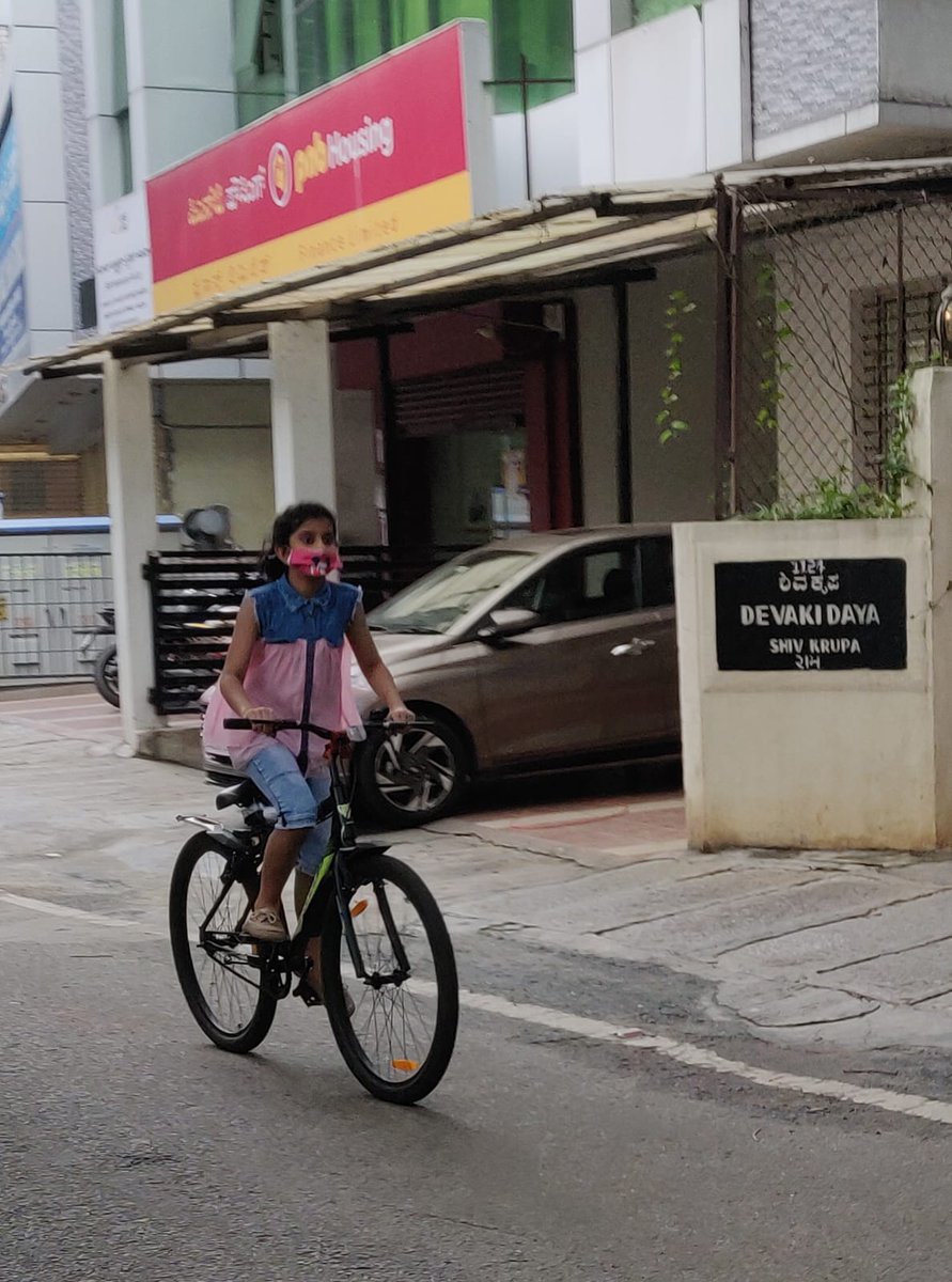 #Cyclists in #Bengaluru have definitely increased or are at least more visible than ever before! People of all ages, gender, income groups are out on cycles irrespective of road conditions and traffic. Many more would cycle if safe and maintained infrastructure was available!