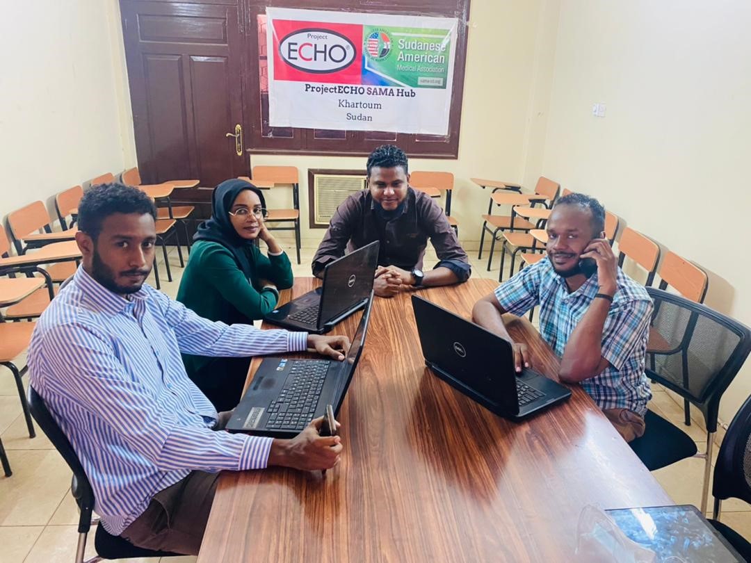 ProjectECHO's tweet photo. This past weekend the @SudAmeriMedAsn (#SAMA) Sudan Office launched Frontline ECHO that trains Junior Physicians in the diagnosis and treatment of Cardiac Emergencies. It was attended by more than 100 Junior physicians. #FrontlineECHO
Learn more: https://t.co/Z6yj9K9pup https://t.co/6rVlxkme3n