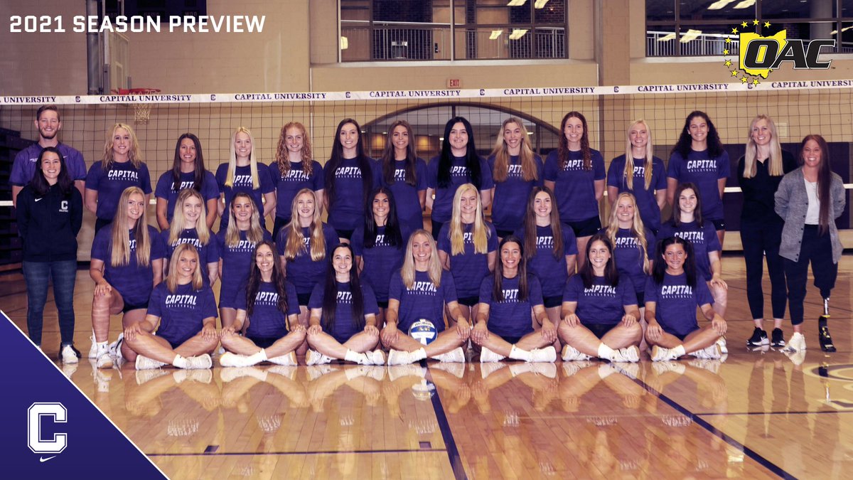 cap_athletics's tweet image. VB: @CapVolleyball Looking to New Leadership and Roster Depth in 2021 #CapFam #CapVB #OAC

athletics.capital.edu/news/2021/8/25…