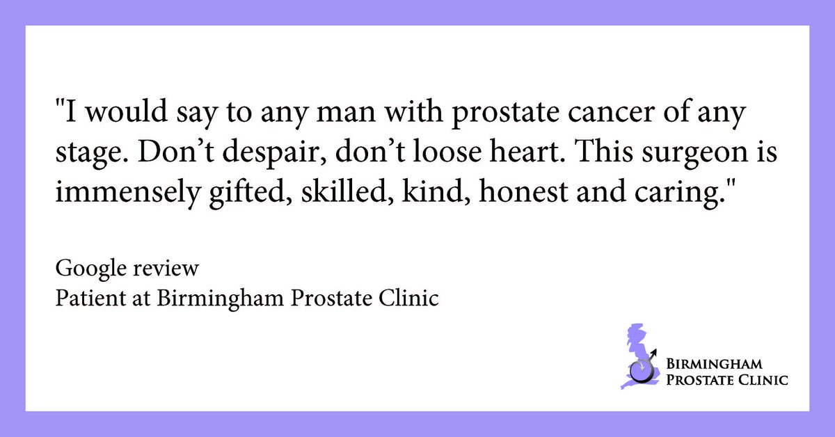 Have you received treatment at Birmingham Prostate Clinic? If yes, we'd like to hear from you. Leave a Google review here and share your experience: g.page/r/CXRY4Z9T_uMo…
