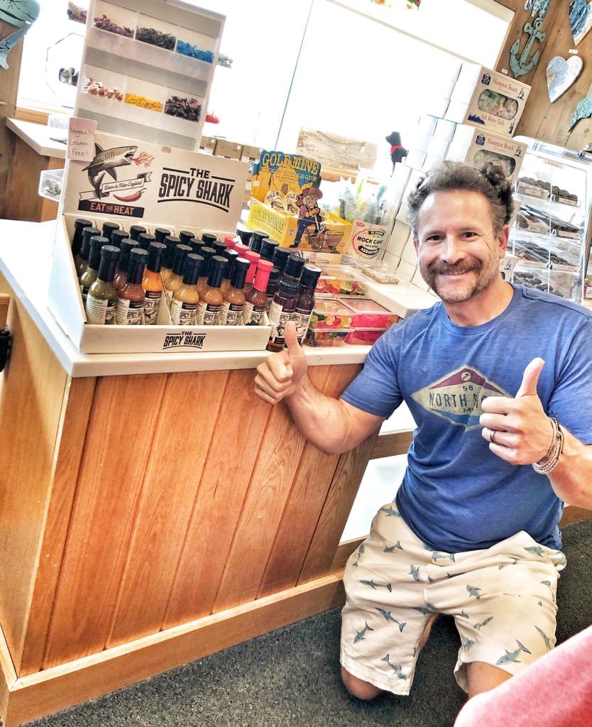 thespicyshark's tweet photo. Dear Hampton Beach, Gabe and his Shark shorts have just made a delivery to Mrs. Mitchell's Gifts
(NH location). Just in case you need to stock up on anything.
#hamptonbeach #hamptonbeachnh #nh #newhampshire #newhampshirelife #mrsmitchell #giftstore #sharks #sharkshorts https://t.co/cnldE3jaNn